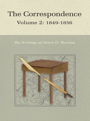 cover image of The Correspondence of Henry D. Thoreau, Volume 2